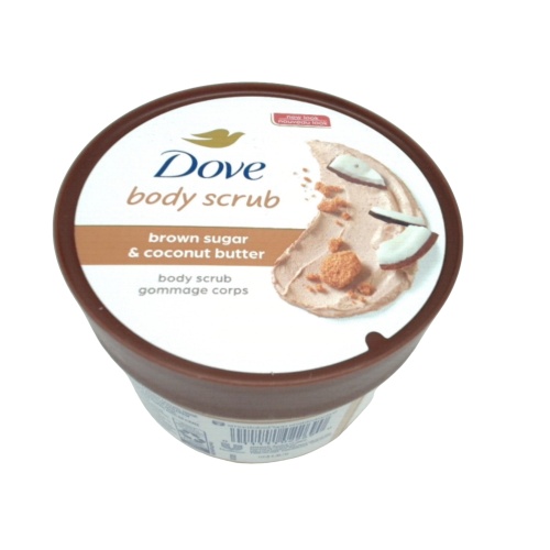 Dove Body Scrub Brown Sugar & Coconut Butter 298g.