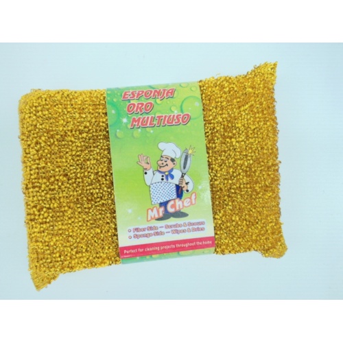 Cleaning Scrubber Gold or Silver Mr Chef