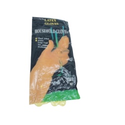 Household Gloves Latex Size Medium