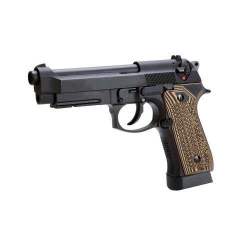SRC SR92 A1 G10 Wood Grip Airsoft Pistol