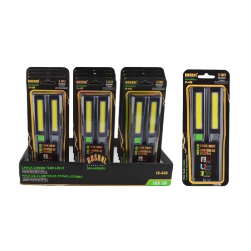 Flashlights Cob Led 2 Pk 100 Lumens 4 Modes