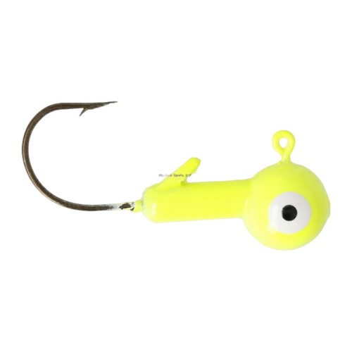 Ball Head Jigs 10pk. 1/8oz. Chartreuse Eagle Claw