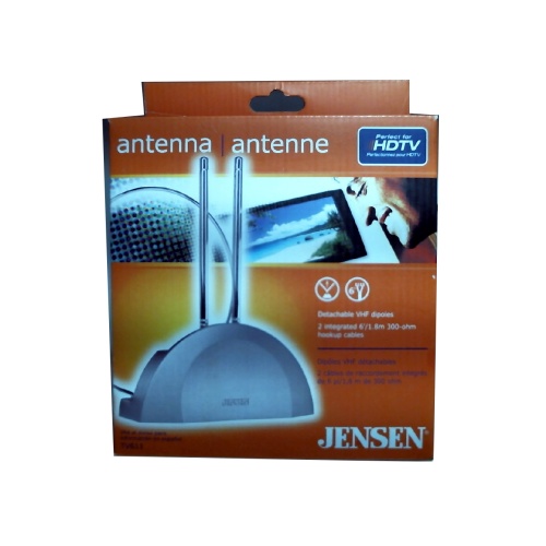 Antenna indoor rabbit ears and uhf loop - Jensen