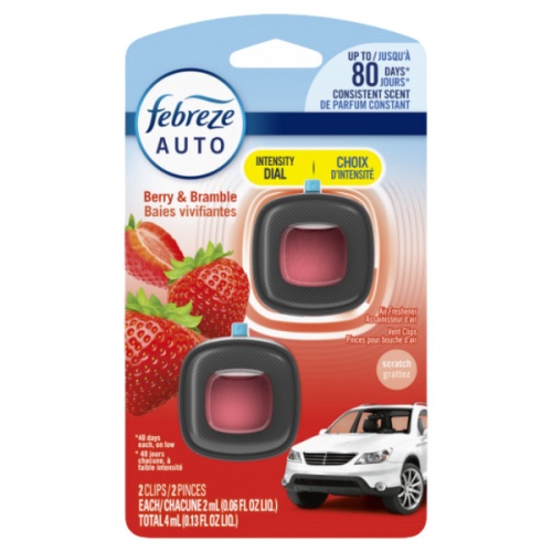 Air Freshener Berry Bramble 2x2ml Febreze Auto