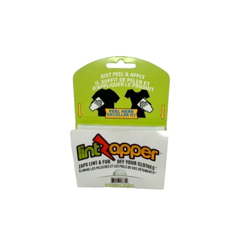 Lint Zapper 40 Sticky Sheets Removes Lint, Hair & Dandruff