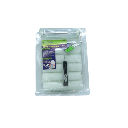 7pc. 9 Paint Kit Roller & 6 Roller Covers Evolve
