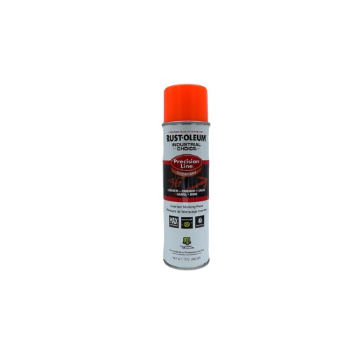 Inverted Marking Paint Orange 482g. Precicsion Line Solvent Based Rust-oleum