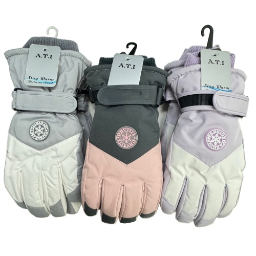 Ladies Ski Gloves Asst