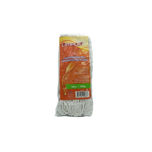 Looped End Wet Mop Head 20oz. Limpus