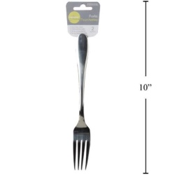 Dinner Fork 2 Pc Stainless Steel Luciano Gourmet