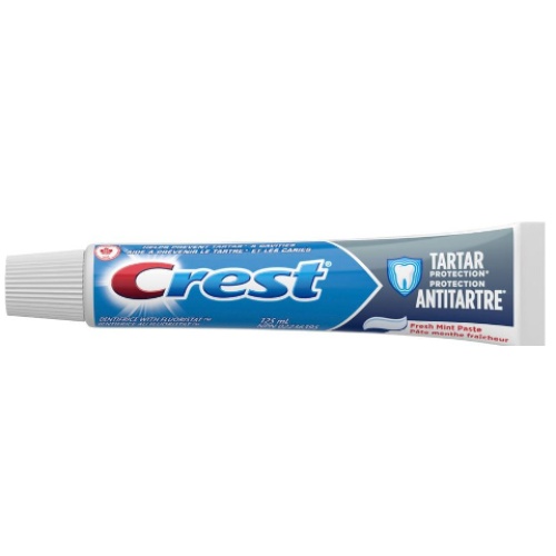Crest Toothpaste 125 Ml, Tartar Protection, Regular Paste.