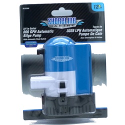 Automatic Bilge Pump w/Float Switch 3/4 Outlet Shoreline Marine"