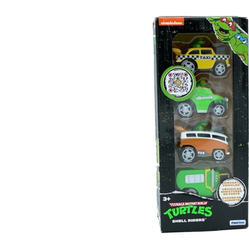 Teenage Mutant Ninja Turtles Shell Riders 4pk. Ass't Diecast Vehicles