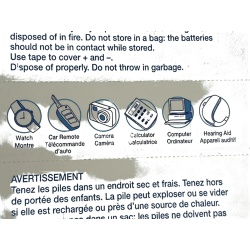 button cell batteries Assorted