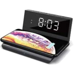 Alarm Clock w/ Wireless Phone Charger