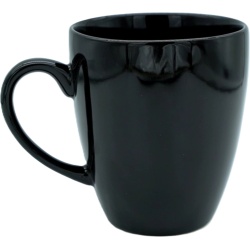 Mug Plain Black Ceramic Waechtersbach
