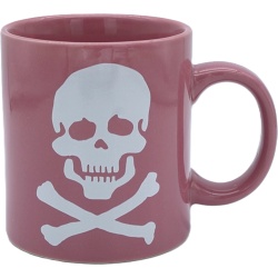 Mug Skull Pink Ceramic