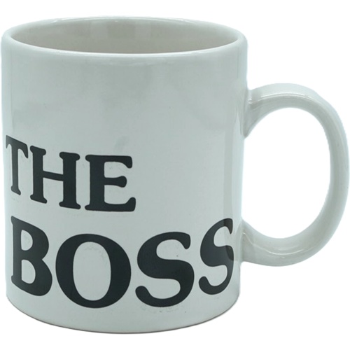 Mug The Boss White Ceramic
