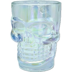 Skull Mug Radiance Pearl 17.62oz. Glass