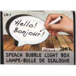 Speech Bubble Light Box