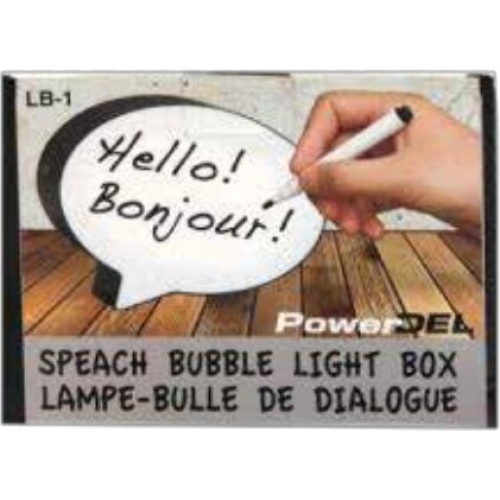 Speech Bubble Light Box