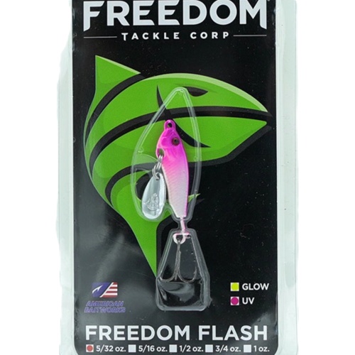 Lure Freedom Flash Purple Shad 5/32oz.