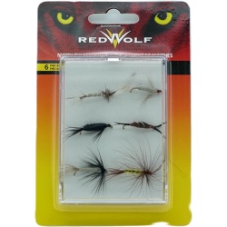 Nymph Fly Assortment 6pcs. Red Wolf