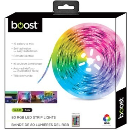 LED Strip RGB 16.5 Ft USB Powered Boost