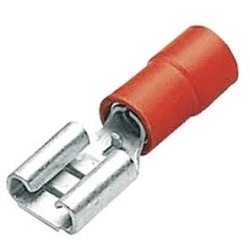 Disconnect Terminals Female .250 22-10 25pk. Red Tuf Pug