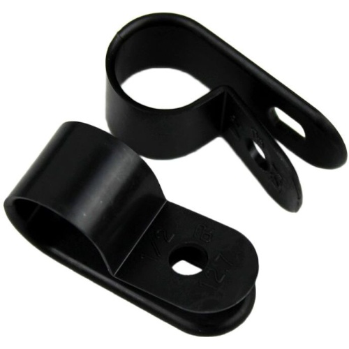 Nylon Cable Clamps 1/2 100pk. Black Global Tone