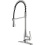 Touchless Kitchen Faucet Spring Neck Brushed Nickel Flow