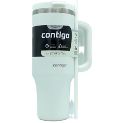 Insulated Tumbler w/Handle 40oz. Streeterville Salt White Contigo