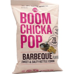 Boom Chicka Pop Barbecue Or Sweet & Salty Kettle Corn 184g.
