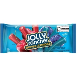 Jolly Rancher Ropes Blue Raspberry & Cherry 283g.