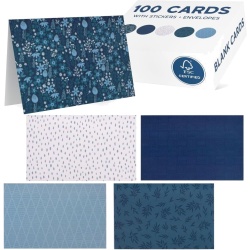 Blank Greeting Cards 100pk. Vns Creations