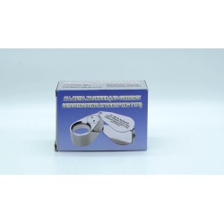 Magnifier All Metal W/ Led Currency Detector Light