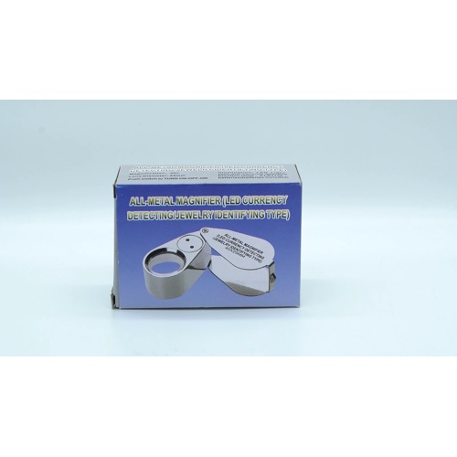 Magnifier All Metal W/ Led Currency Detector Light