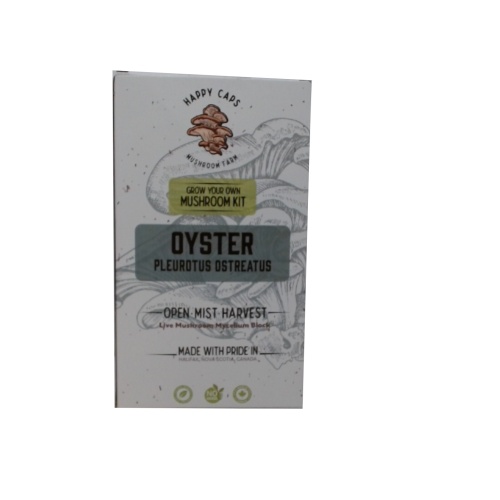 Grow Your Own Mushroom Kit Oyster Happy Caps
