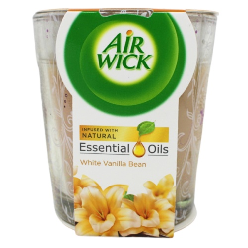 Airwick Candle 105g White Vanilla Bean