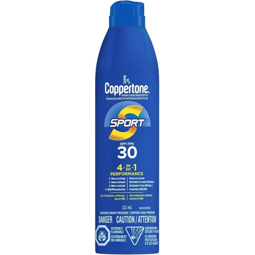 Spray Sunscreen SPF 30 4-in-1 222mL Coppertone Sport