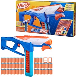 Nerf Gun N Series Infinite w/80 Darts & Rotating Belt