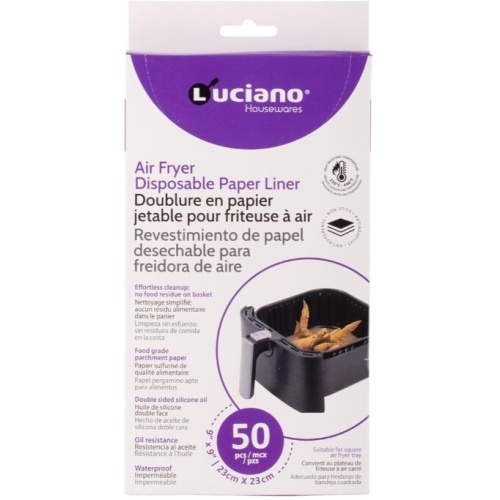 Airfryer Paper Liners 50Pk Luciano