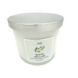 Jar Candle 9oz. White Willow Real Living