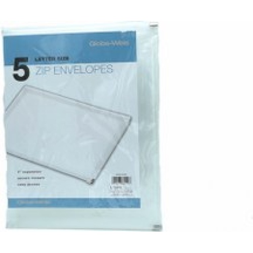 1 Expansion Zip Envelopes 5pk. Pendaflex
