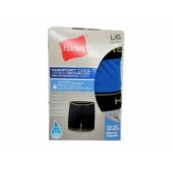 Boy's Boxer Briefs 4pk. Large Tagless Comfort Cool Hanes