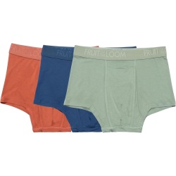 Trunks Men's Boxers 3pk. Large Assorted Colours Fruit Of The Loom