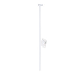Closet rod white adjustable 36 to 72 inch