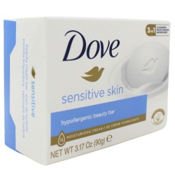 Bar Soap 90g Sensitive Skin Dove Hypoallergenic