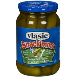Vlasic Snack'mms Kosher Dill Pickles 500mL