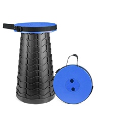 Telescopic Portable Stool - Adjustable Height Anti-slop Base Holds Up To 400lb.